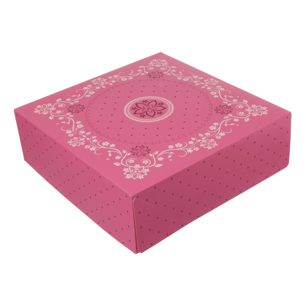 Tortenkarton | Karton | 34x34x11cm | pink