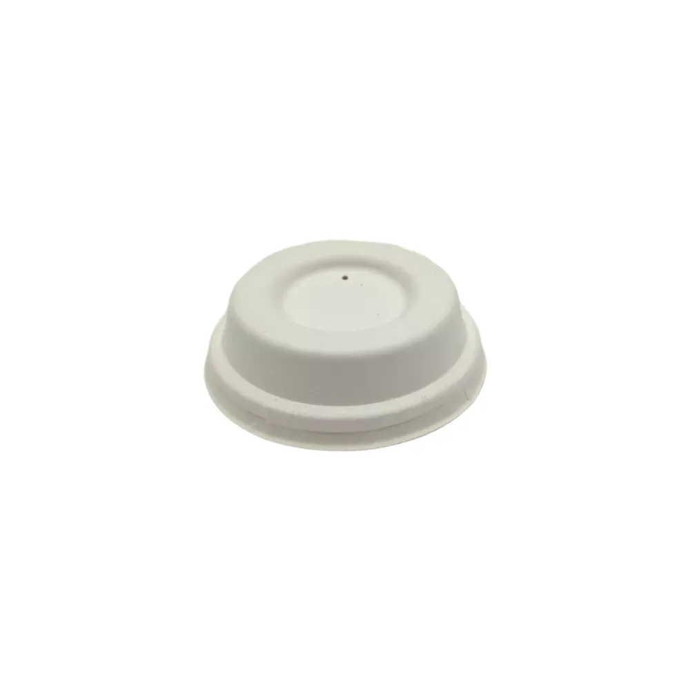 Deckel für Verpackungsbecher | Bagasse (Zuckerrohr) | natur