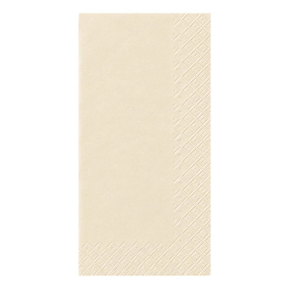 Tissue Serviette 1/8 Falz in creme