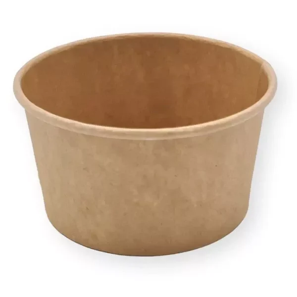 Eisbecher To Go | Pappe | unbedruckt | braun