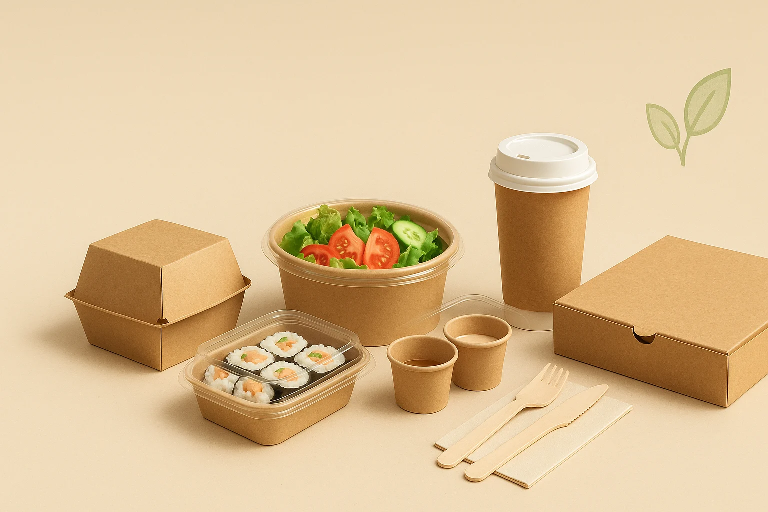 Gastro Verpackungen aus Papier