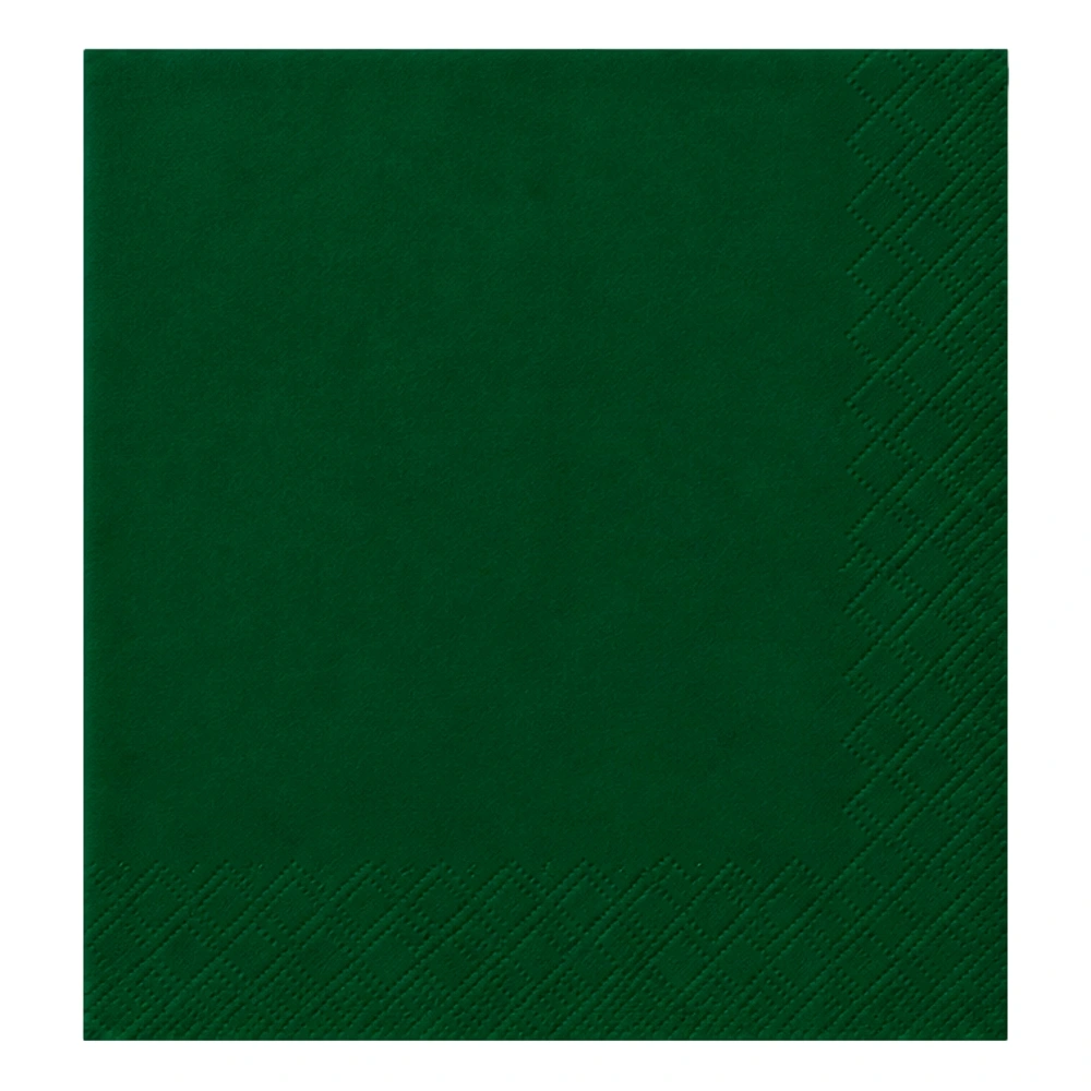 Tissue Serviette 1/4 Falz in grün