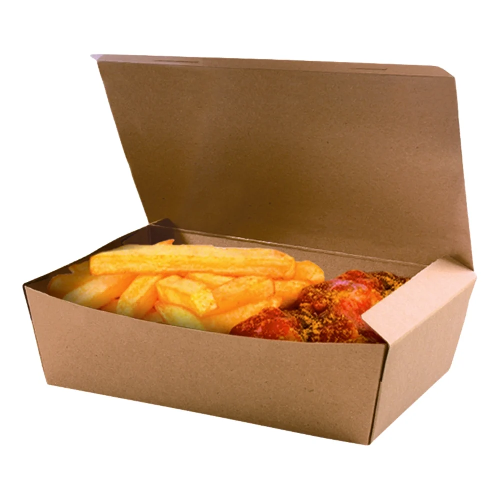 Snackbox | Kraftpapier | 124x65x50mm | natur