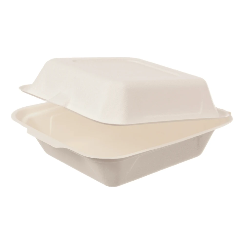 Hamburger-Boxen | Bagasse | natur