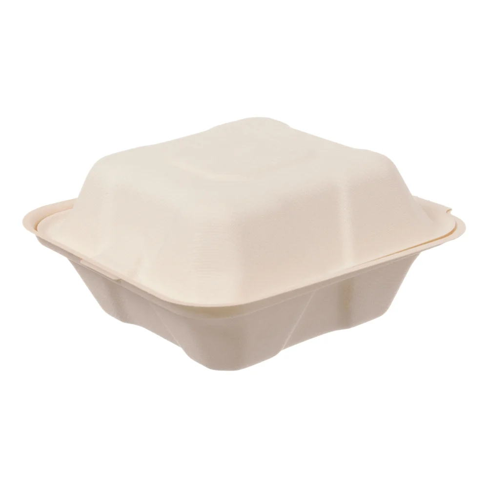 Hamburger-Boxen | Fiber | 145x145x70mm | HB6 | natur