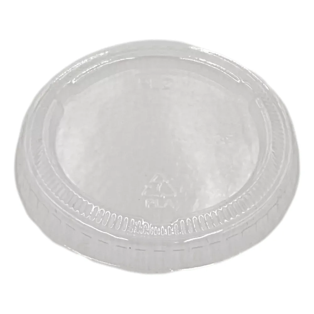 Deckel für Verpackungsbecher | PLA (Biokunststoff) | transparent