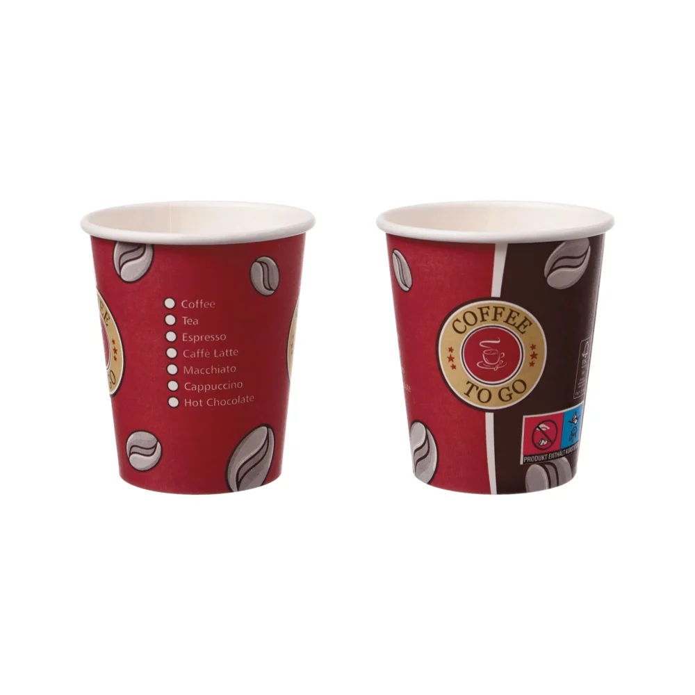 Kaffeebecher To Go "Topline" | 200ml | Pappe | beschichtet