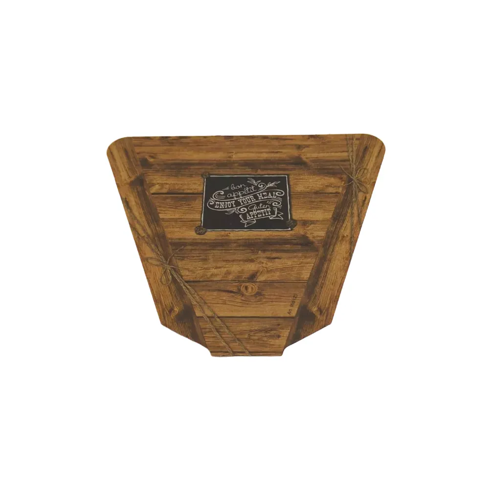 Pizza-Tray "Enjoy Green" | 172x180mm | braun