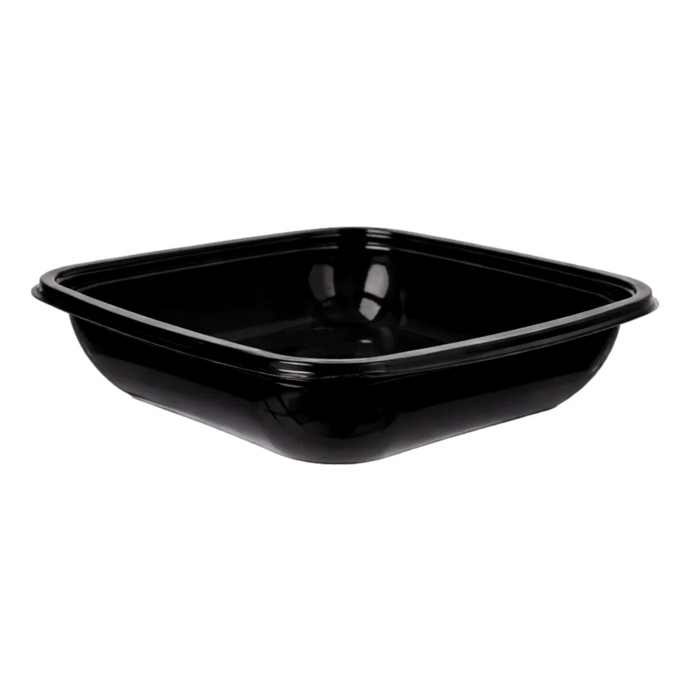Salatschalen | PET | 19x19cm | 750ml | schwarz