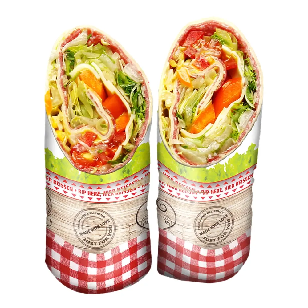 Wrap-Bag "Good Day" | Kraftpapier | 302x110mm | braun
