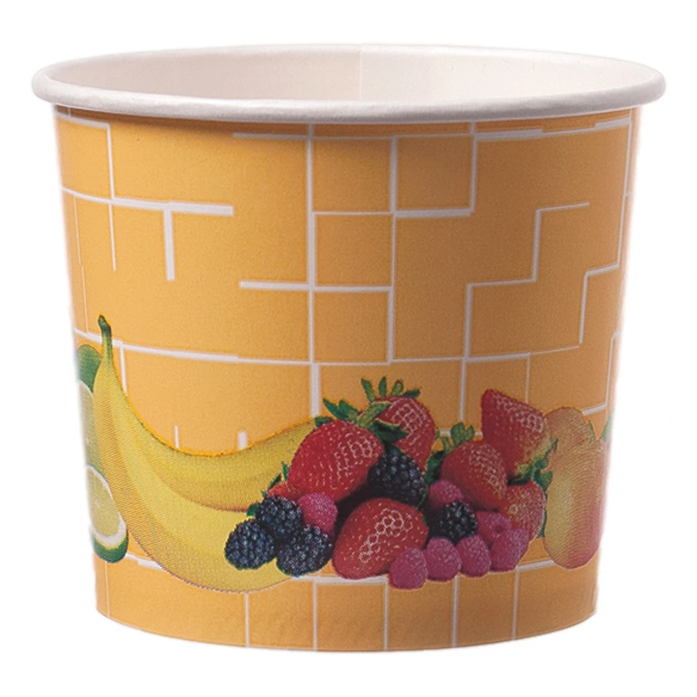 Eisbecher To Go "Früchte", Pappe, 250ml