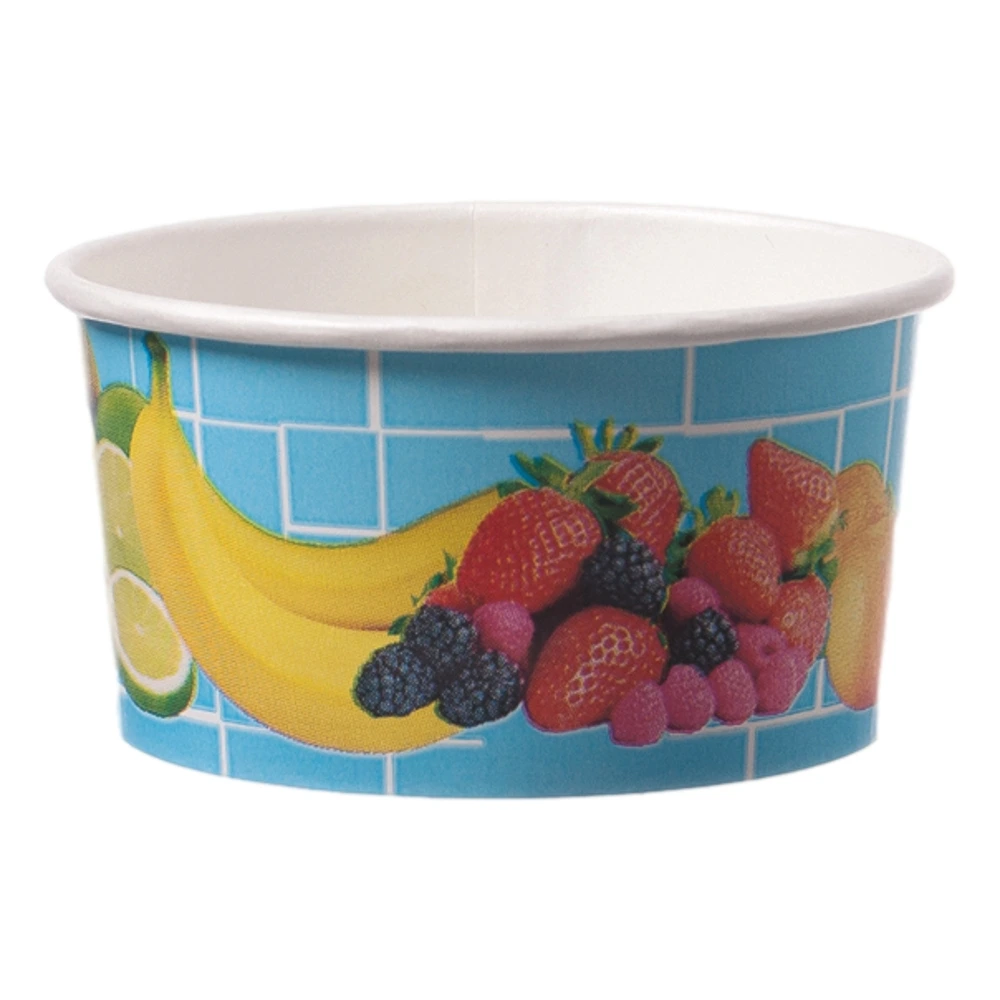 Eisbecher To Go "Früchte", Pappe, 160ml