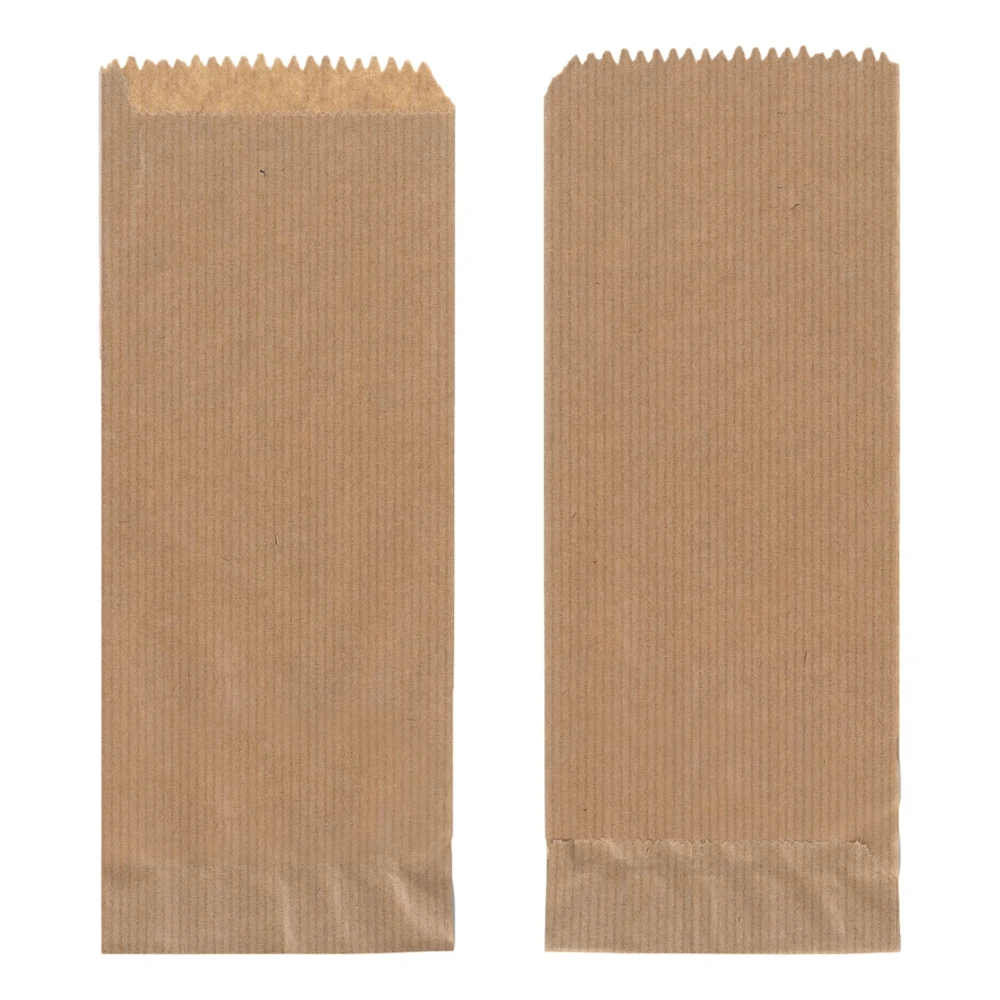 Hot-Dog & Baguettebeutel 2-seitig offen | Kraftpapier | 90x210mm | braun