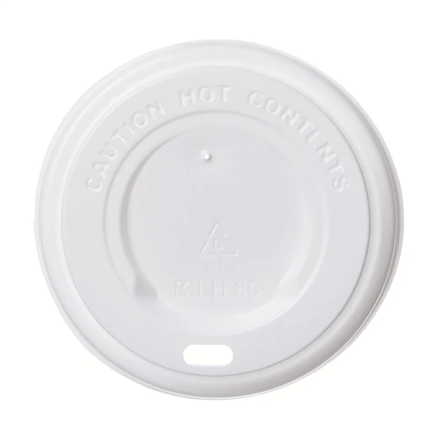 PS-Deckel für Kaffeebecher | weiß