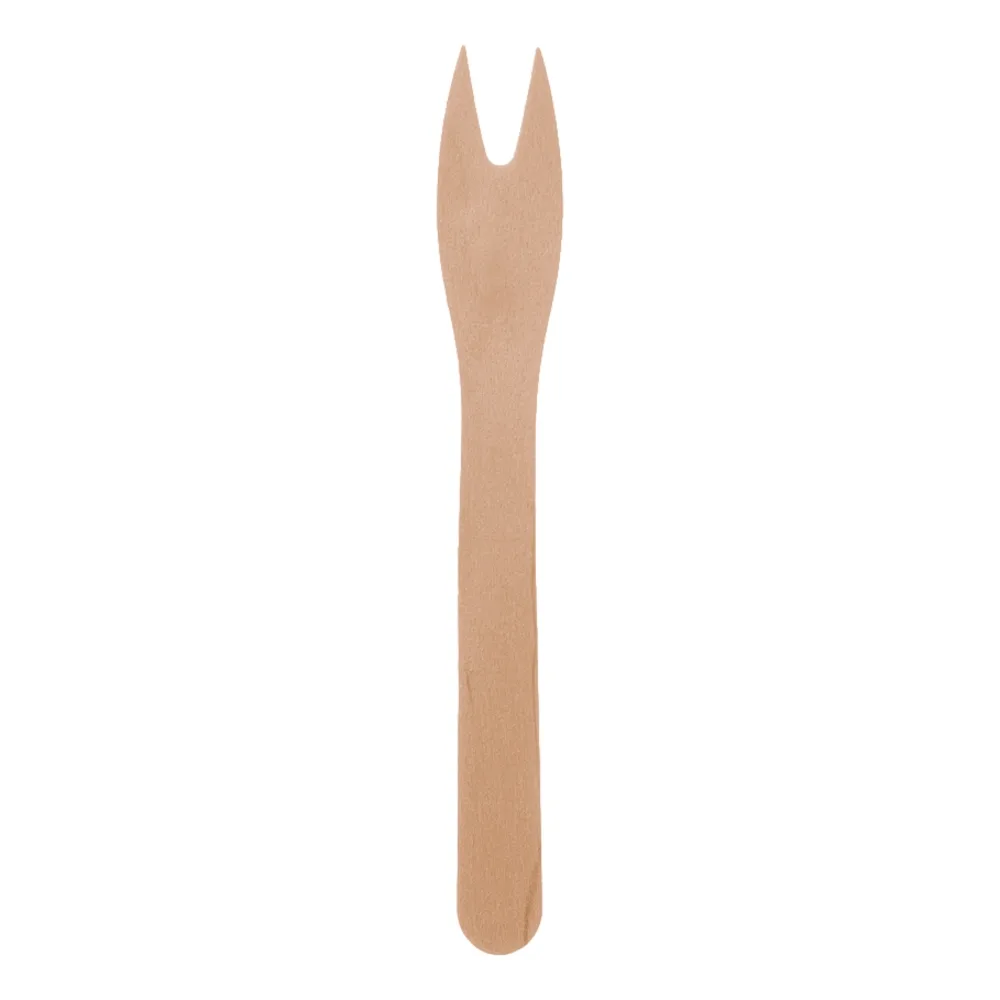 Holz-Salatgabel | Holz | 12cm | natur