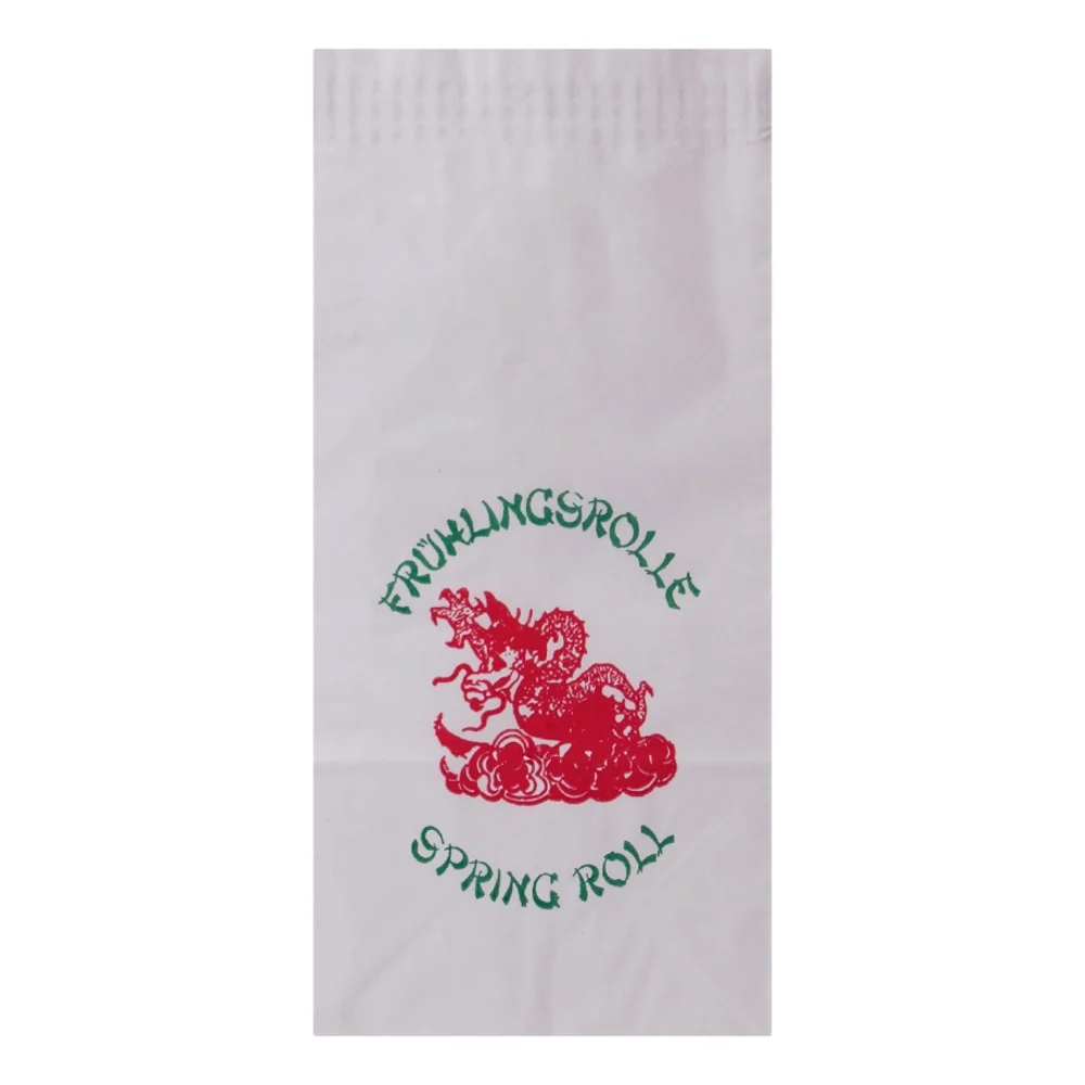 Warmhaltebeutel "Frühlingsrolle" | Neutraldruck | weiß